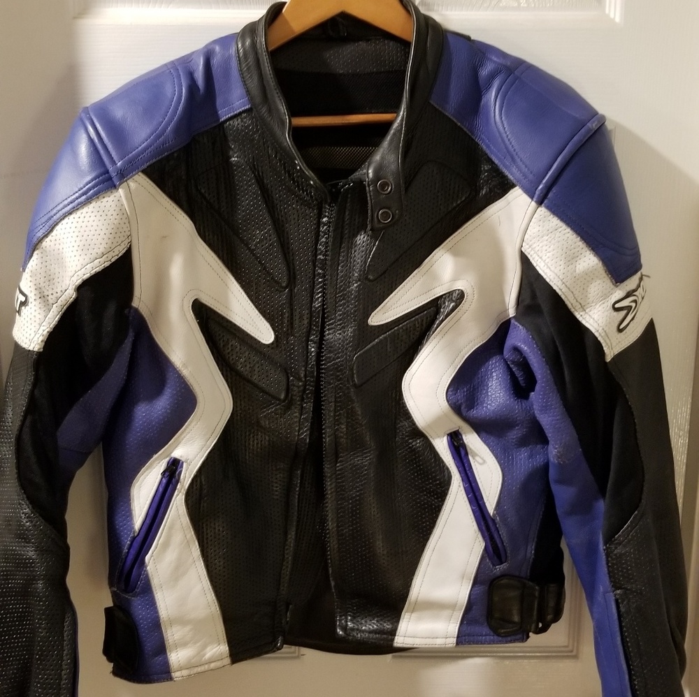 Joe Rocket leather riding jacket
